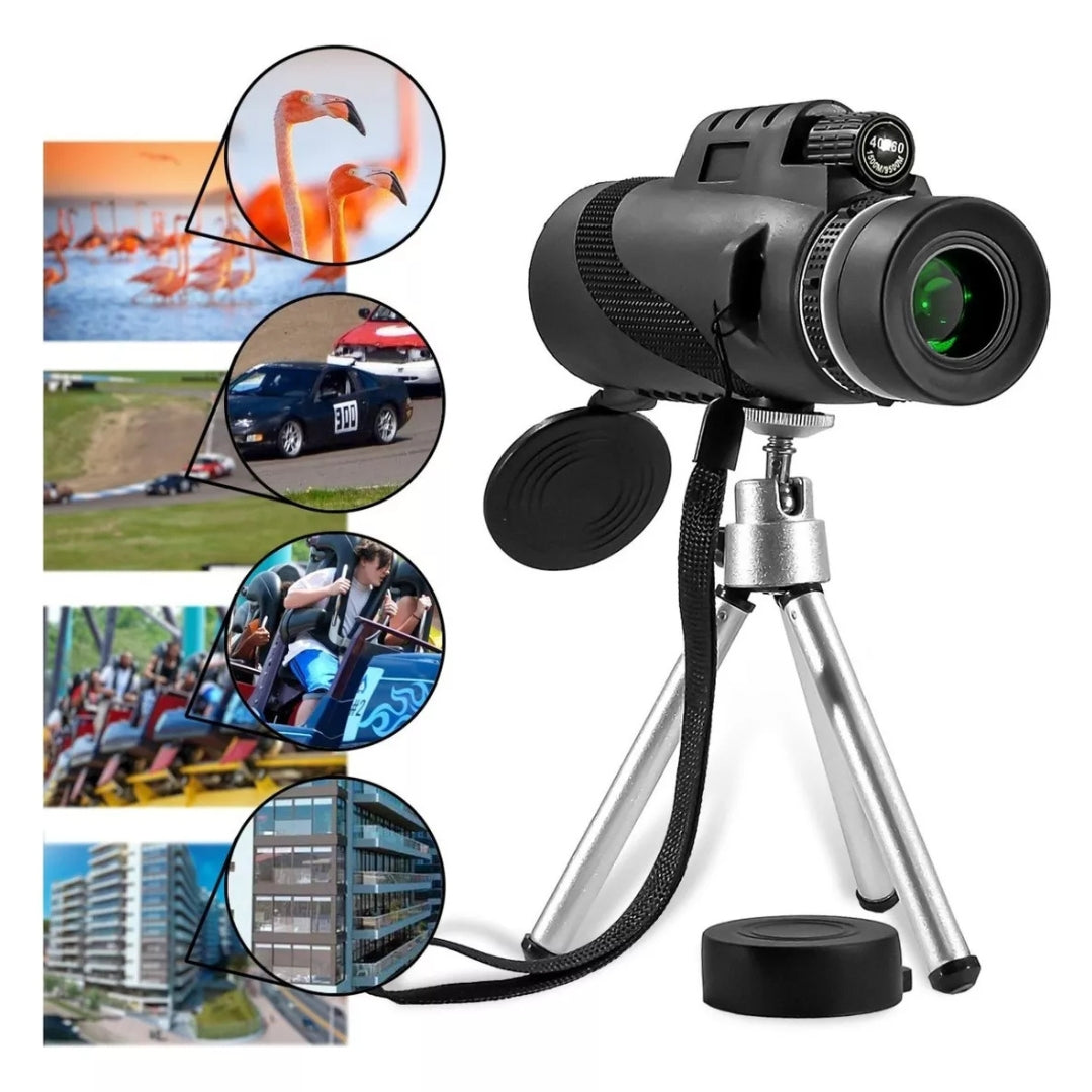 Telescopio versión nocturna con trípode