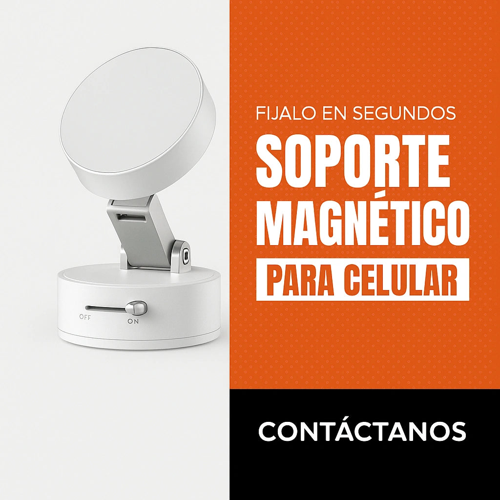 SOPORTE MAGNÉTICO PARA CELULAR 2X1