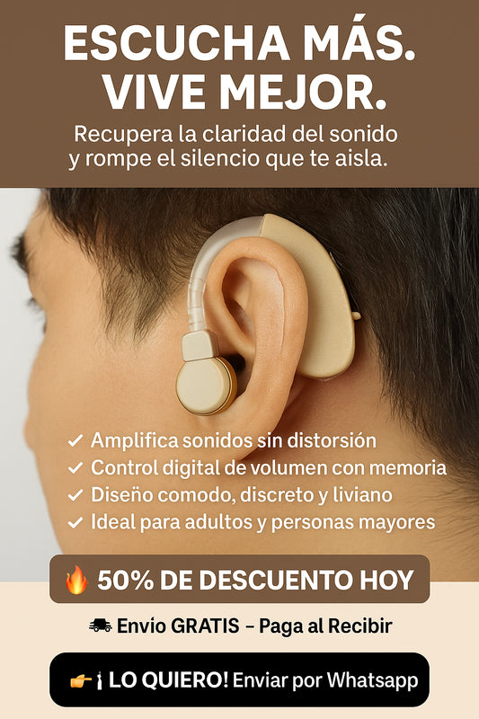 AUDIFONOS PARA LA SORDERA 2 X 1