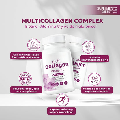 MULTI COLLAGEN PEPTIDES EN CAPSULAS