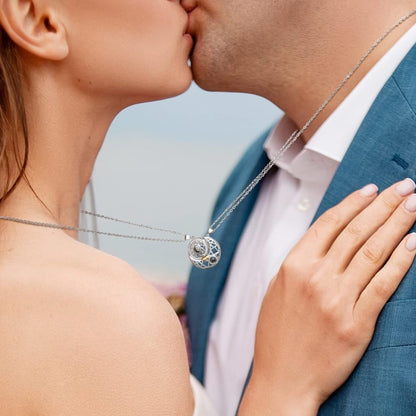 COLLAR SOL Y LUNA 50% OFF GRATIS ESTUCHE PREMIUM