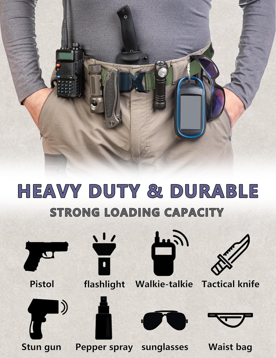 CINTURON TACTICO 3X1