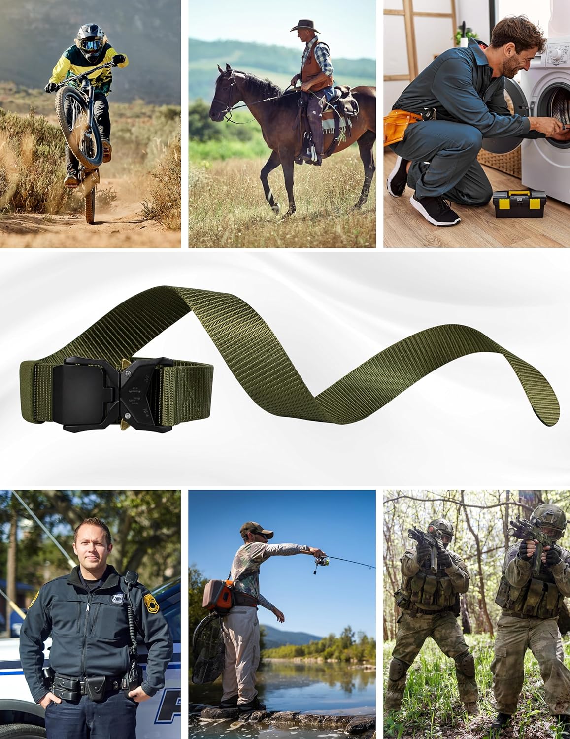 CINTURON TACTICO 3X1