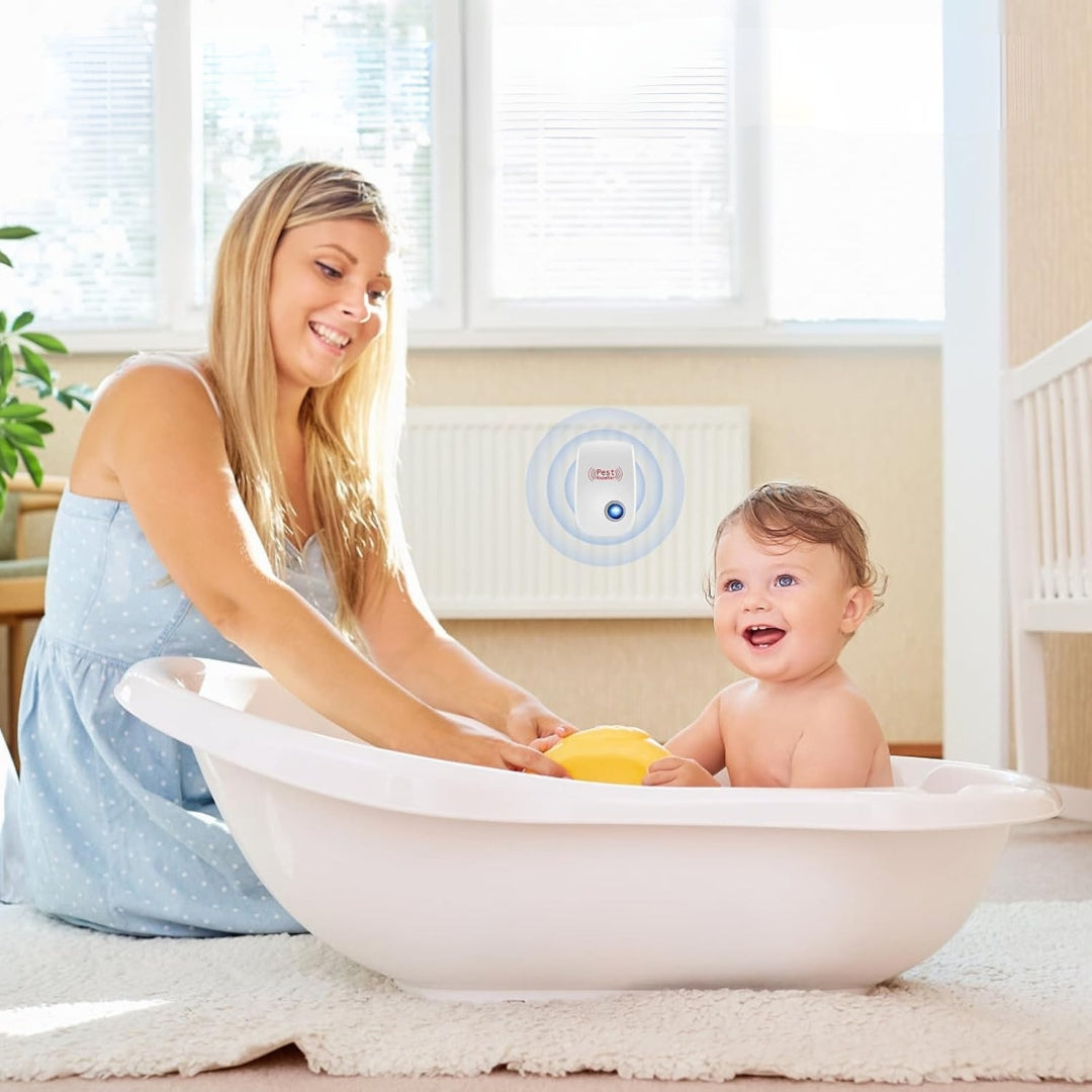 REPELENTE ULTRASÓNICO DE INSECTOS 2 x 1