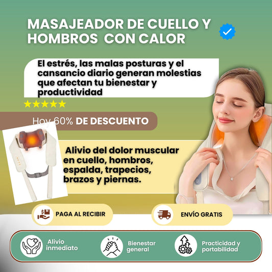 MASAJEADOR DE CUELLO TERMICO