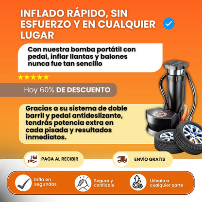 BOMBA DE AIRE PORTATIL