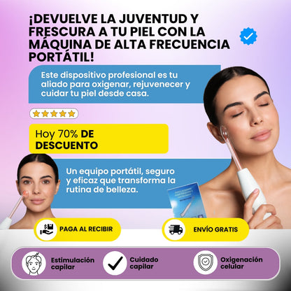 MAQUINA DE FRECUENCIA FACIAL Y CAPILAR