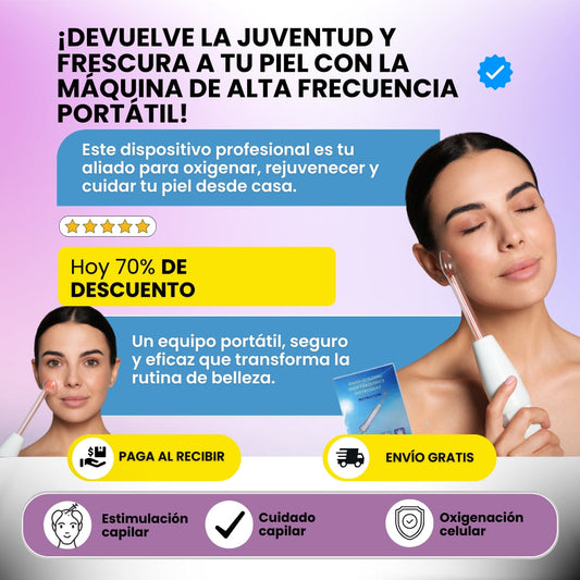 MAQUINA DE FRECUENCIA FACIAL Y CAPILAR