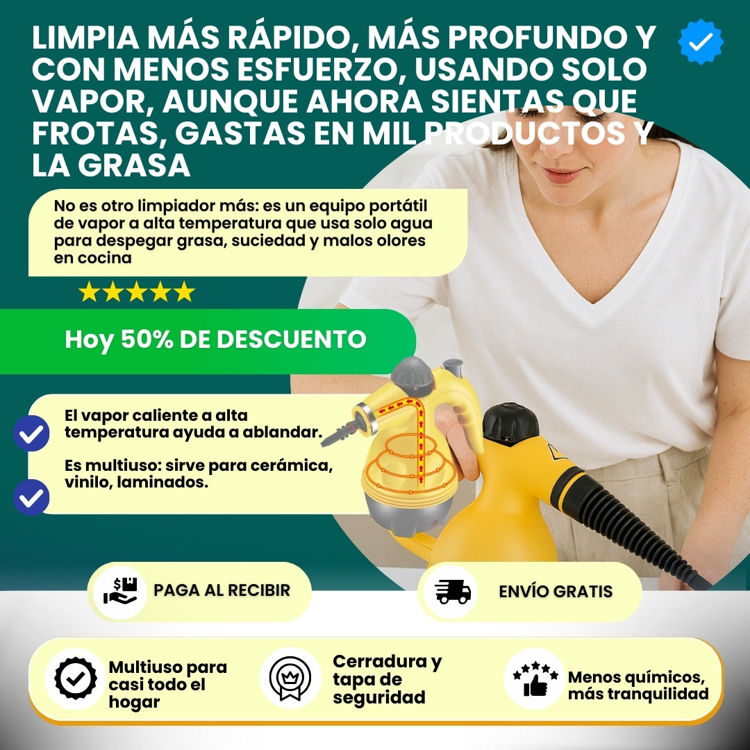 VAPORIZADOR LIMPIADOR PORTATIL