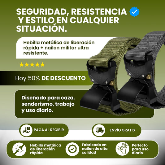 CINTURON TACTICO 3X1