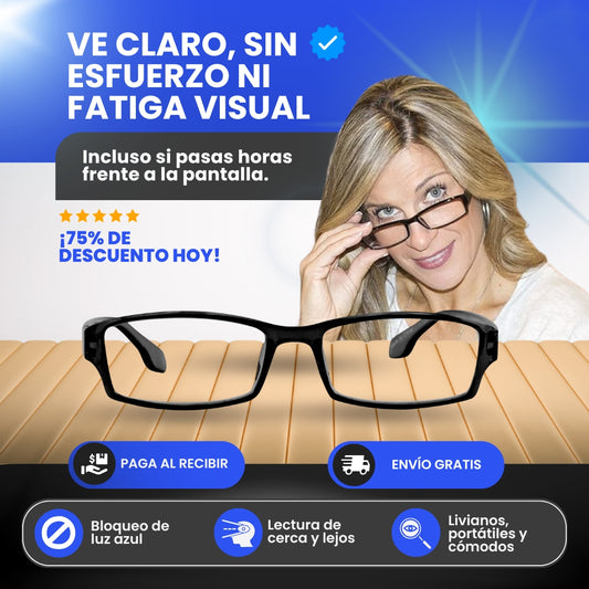 GAFAS DE LECTURA BIFOCALES 2 x 1