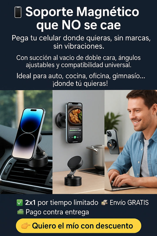 SOPORTE MAGNETICO 2X1