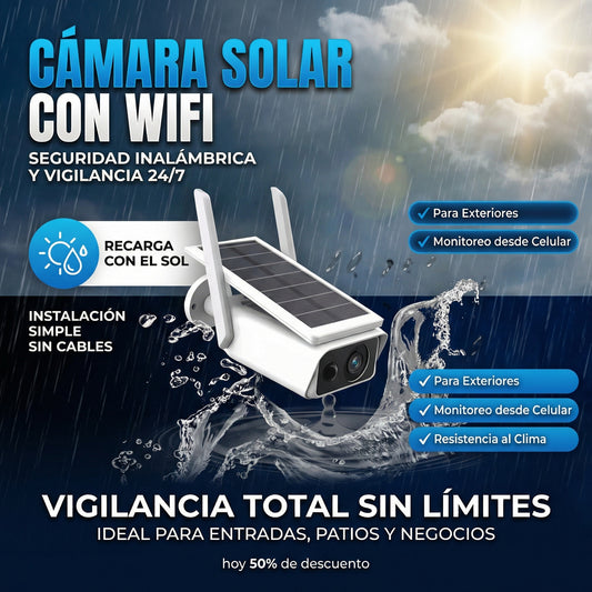 CAMARA SOLAR CON WIFI